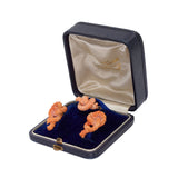 Victorian Coral Lovers Knot Suite-Charlotte Sayers Antique Jewellery