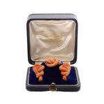 Victorian Coral Lovers Knot Suite-Charlotte Sayers Antique Jewellery