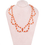 Victorian Coral and Pearl Necklace-Charlotte Sayers Antique Jewellery