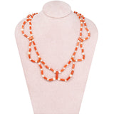 Victorian Coral and Pearl Necklace-Charlotte Sayers Antique Jewellery