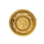 Victorian Cupid Brooch-Charlotte Sayers Antique Jewellery