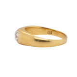 Victorian Cushion Cut Diamond Gypsy Ring-Charlotte Sayers Antique Jewellery