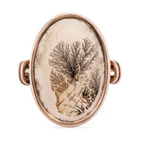 Victorian Dendritic Agate Ring-Charlotte Sayers Antique Jewellery