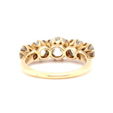 Victorian Diamond 5 Stone Ring-Charlotte Sayers Antique Jewellery