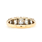 Victorian Diamond 5 Stone Ring-Charlotte Sayers Antique Jewellery