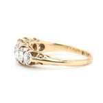 Victorian Diamond 5 Stone Ring-Charlotte Sayers Antique Jewellery