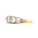 Victorian Diamond 5 Stone Ring-Charlotte Sayers Antique Jewellery