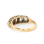 Victorian Diamond 5 Stone Ring-Charlotte Sayers Antique Jewellery