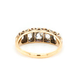 Victorian Diamond 5 Stone Ring-Charlotte Sayers Antique Jewellery