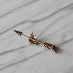 Victorian Diamond Arrow Brooch-Charlotte Sayers Antique Jewellery