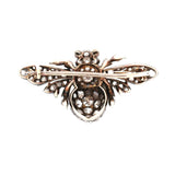 Victorian Diamond Bee Brooch-Charlotte Sayers Antique Jewellery