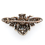 Victorian Diamond Bee Brooch-Charlotte Sayers Antique Jewellery