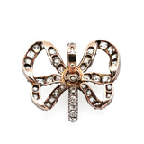 Victorian Diamond Bow Pendant-Charlotte Sayers Antique Jewellery