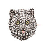 Victorian Diamond Cat Brooch-Charlotte Sayers Antique Jewellery
