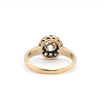 Victorian Diamond Cluster Ring-Charlotte Sayers Antique Jewellery