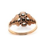 Victorian Diamond Cluster Ring-Charlotte Sayers Antique Jewellery