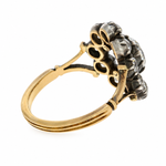 Victorian Diamond Cluster Ring-Charlotte Sayers Antique Jewellery