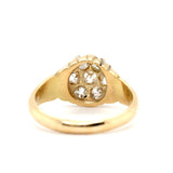 Victorian Diamond Cluster Ring-Charlotte Sayers Antique Jewellery