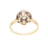 Victorian Diamond Cluster Ring-Charlotte Sayers Antique Jewellery