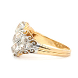 Victorian Diamond Cluster Ring-Charlotte Sayers Antique Jewellery