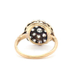 Victorian Diamond Cluster Ring-Charlotte Sayers Antique Jewellery