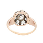 Victorian Diamond Cluster Ring-Charlotte Sayers Antique Jewellery