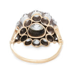 Victorian Diamond Cluster Ring-Charlotte Sayers Antique Jewellery