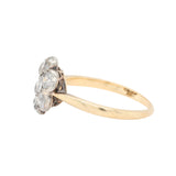 Victorian Diamond Cluster Ring-Charlotte Sayers Antique Jewellery