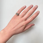 Victorian Diamond Cluster Ring-Charlotte Sayers Antique Jewellery