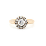 Victorian Diamond Cluster Ring-Charlotte Sayers Antique Jewellery