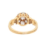 Victorian Diamond Cluster Ring in Gold-Charlotte Sayers Antique Jewellery