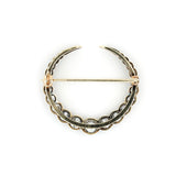 Victorian Diamond Crescent Brooch-Charlotte Sayers Antique Jewellery