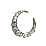 Victorian Diamond Crescent Brooch-Charlotte Sayers Antique Jewellery