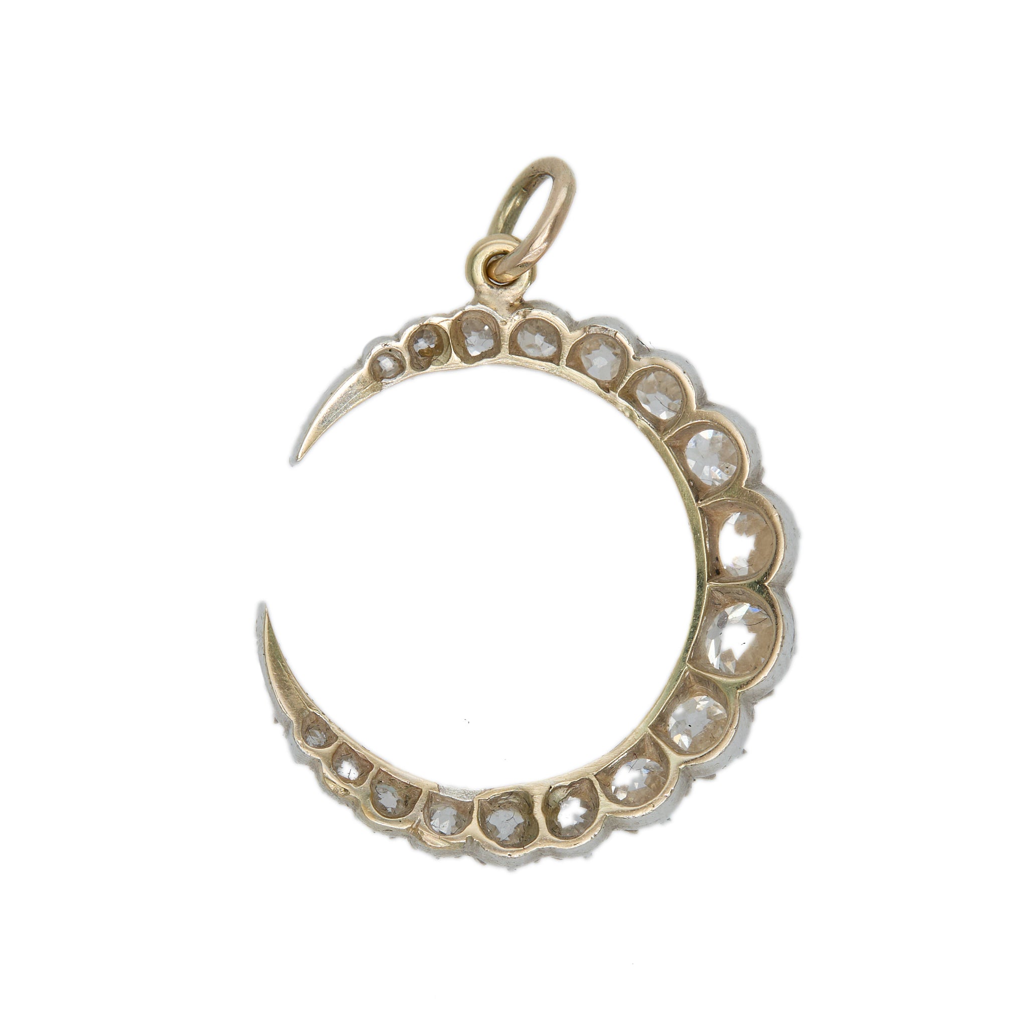 Victorian Diamond Crescent-Charlotte Sayers Antique Jewellery
