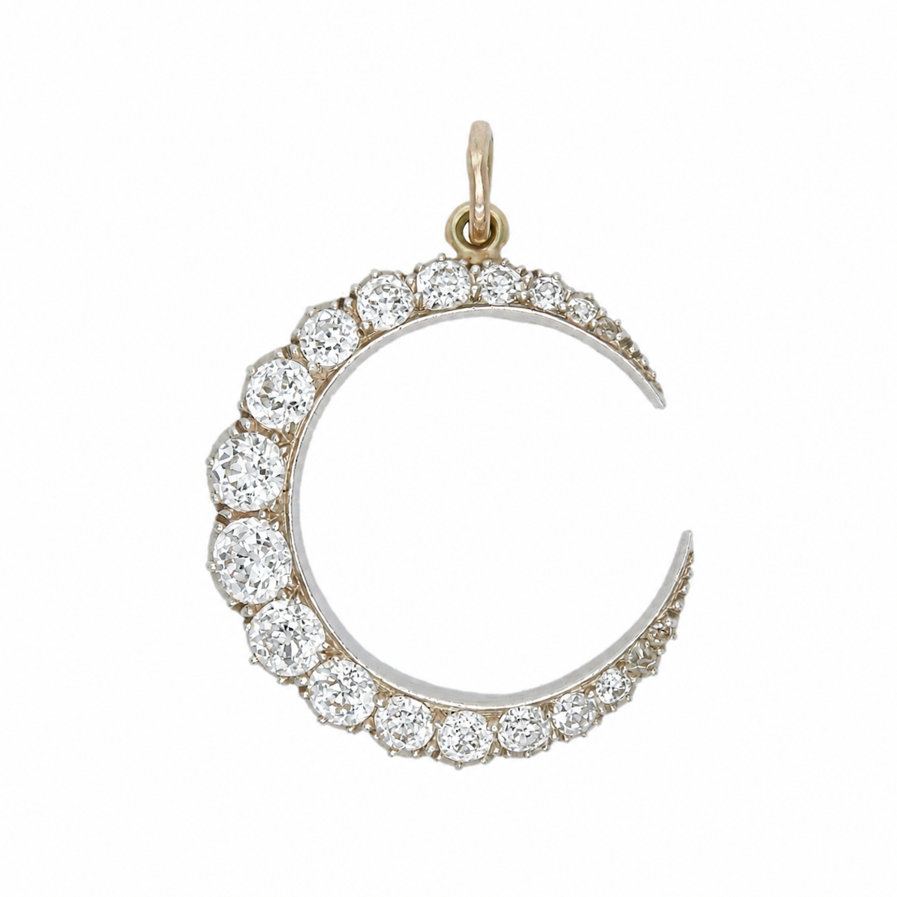 Victorian Diamond Crescent-Charlotte Sayers Antique Jewellery