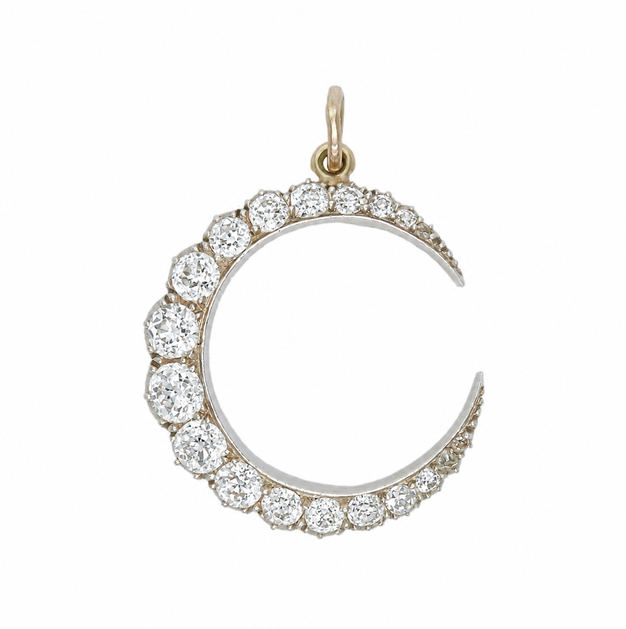 Victorian Diamond Crescent-Charlotte Sayers Antique Jewellery