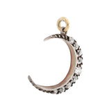 Victorian Diamond Crescent Pendant-Charlotte Sayers Antique Jewellery