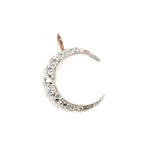 Victorian Diamond Crescent Pendant-Charlotte Sayers Antique Jewellery