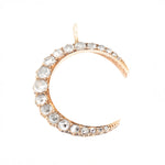 Victorian Diamond Crescent Pendant-Charlotte Sayers Antique Jewellery