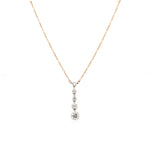 Victorian Diamond Drop Necklace-Charlotte Sayers Antique Jewellery