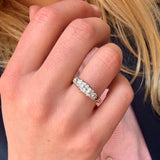 Victorian Diamond Five Stone Ring-Charlotte Sayers Antique Jewellery