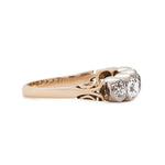 Victorian Diamond Five Stone Ring-Charlotte Sayers Antique Jewellery