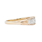 Victorian Diamond Five Stone Ring-Charlotte Sayers Antique Jewellery