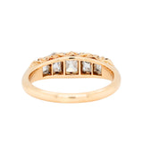 Victorian Diamond Five Stone Ring-Charlotte Sayers Antique Jewellery