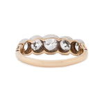 Victorian Diamond Five Stone Ring-Charlotte Sayers Antique Jewellery