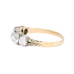 Victorian Diamond Five Stone Ring-Charlotte Sayers Antique Jewellery