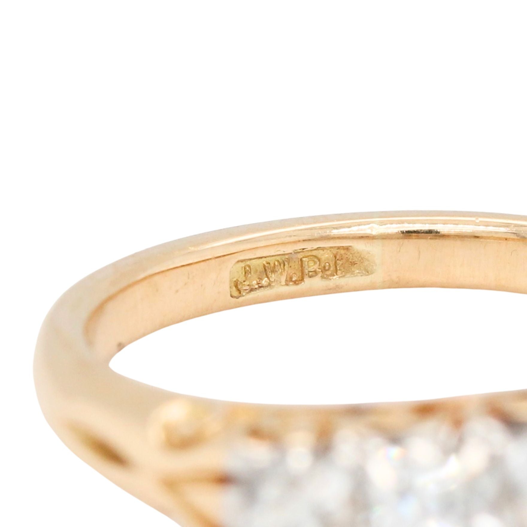 Victorian Diamond Five Stone Ring-Charlotte Sayers Antique Jewellery