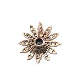 Victorian Diamond Flower Pendant-Charlotte Sayers Antique Jewellery