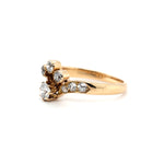 Victorian Diamond Gold Ring-Charlotte Sayers Antique Jewellery