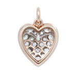 Victorian Diamond Heart Pendant-Charlotte Sayers Antique Jewellery